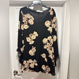 Dress - long sleeves and knee length.